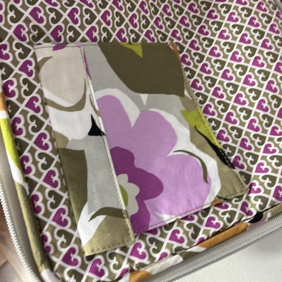 Vera Bradley Floral Laptop Case - Purple, Green, Brown - Picture 6 of 9